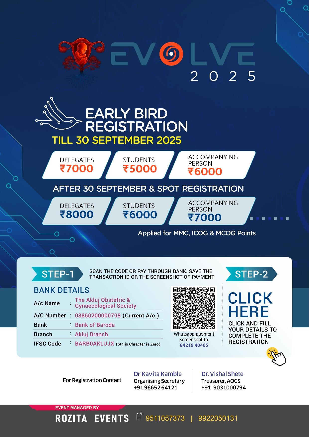 AOGS EVOLVE 2025 -REGISTRATION 1-3